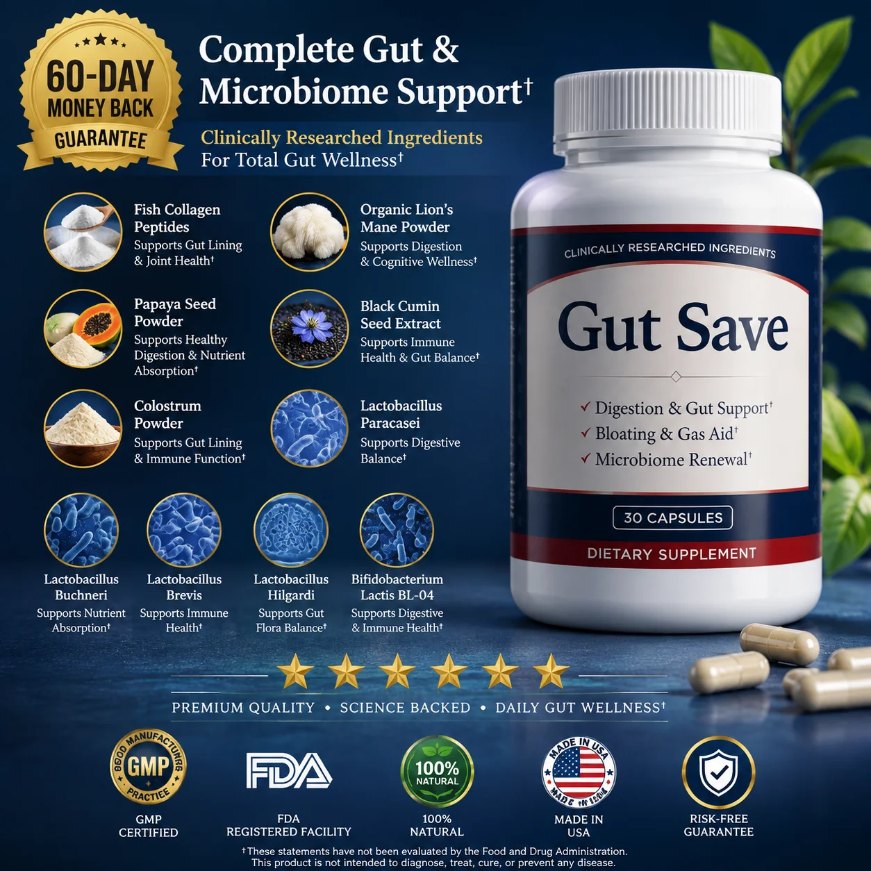 GutSave Advanced Gut Health Formula